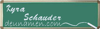 Kyra Schauder Visitenkarte